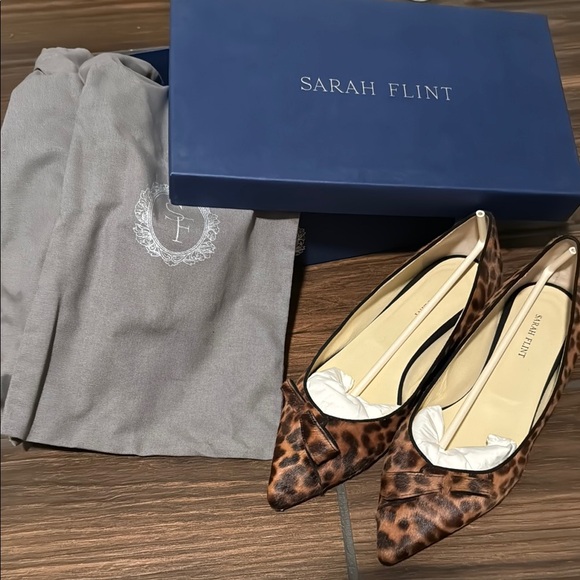 Sarah Flint Natalie Leopard Print Women's Shoes - Picture 1 of 10